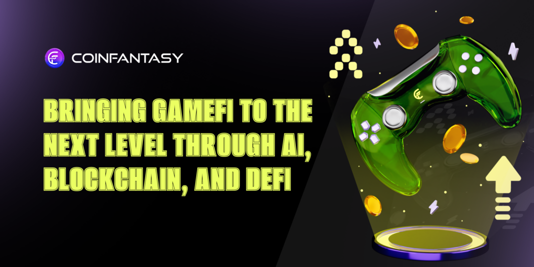 Bringing GameFi to the next level through AI, blockchain, and deFi